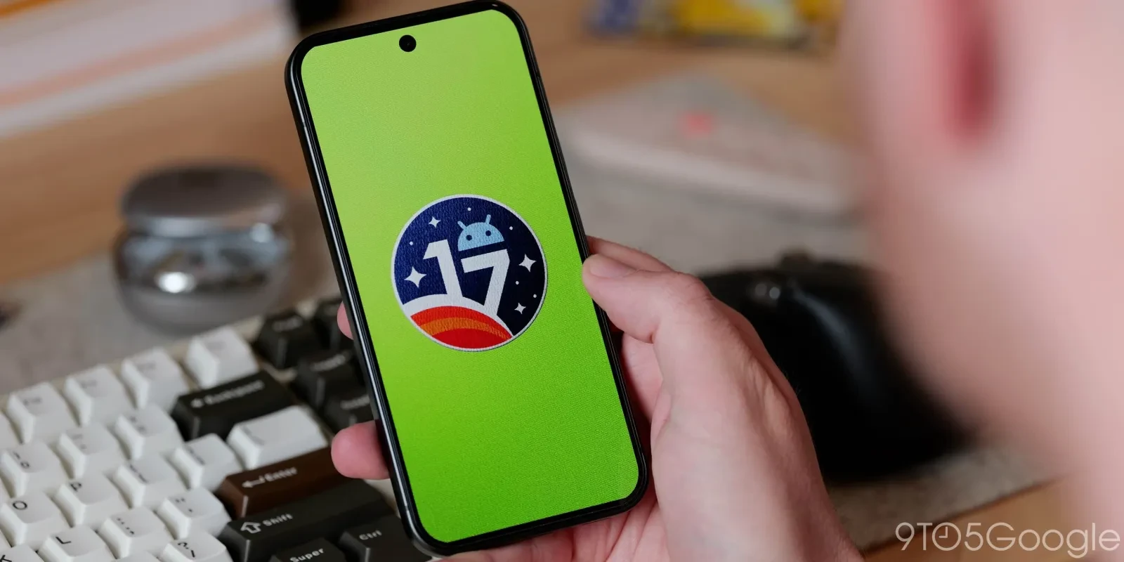 Android 17 logo and branding